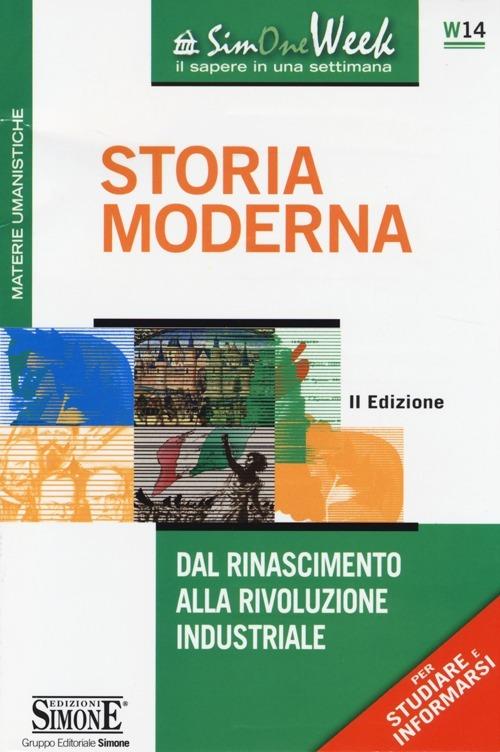 Storia moderna. Dal Rinascimento alla Rivoluzione industriale - copertina