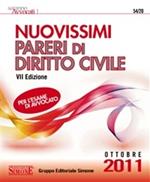 Nuovissimi Pareri di Diritto Civile