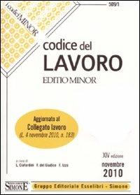 Codice del lavoro. Ediz. minore - copertina