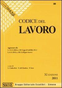 Codice del lavoro - copertina