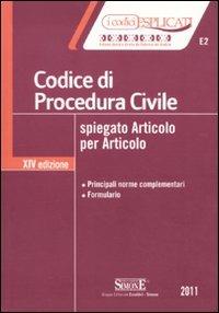 Codice di procedura civile spiegato articolo per articolo - copertina