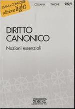 Diritto canonico. Nozioni essenziali