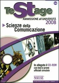 Scienze della comunicazione. Ammissione all'università. Con CD-ROM - copertina