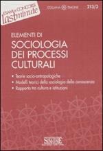 Elementi di sociologia dei processi culturali