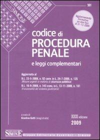 Codice di procedura penale e leggi complementari - copertina