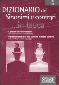 Dizionario dei sinonimi e contrari - copertina