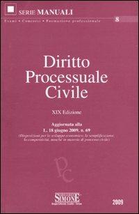 Diritto processuale civile - copertina