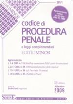 Codice di procedura penale e leggi complementari. Ediz. minore