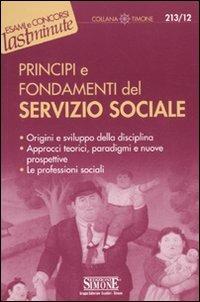 Principi e fondamenti del servizio sociale - copertina