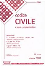 Codice civile. Leggi complementari