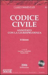 Codice civile. Annotato con la giurisprudenza. Con CD-ROM - copertina