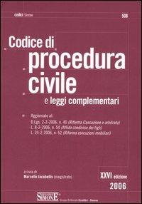 Codice di procedura civile. Leggi complementari - copertina