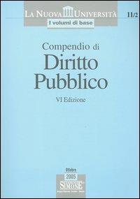 Compendio di diritto pubblico - copertina