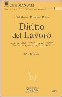 Diritto del lavoro - copertina