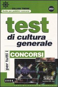 Test di cultura generale per tutti i concorsi - copertina