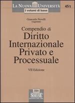 Compendio di diritto internazionale privato e processuale