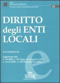 Diritto degli enti locali - copertina