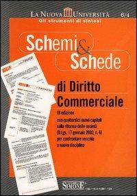 Schemi & schede di diritto commerciale - copertina