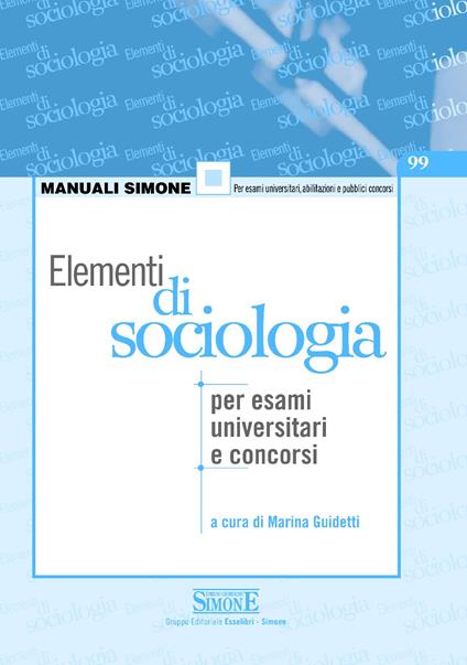 Elementi di sociologia. Per esami universitari e concorsi - copertina