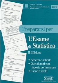 Prepararsi per l'esame di statistica - copertina