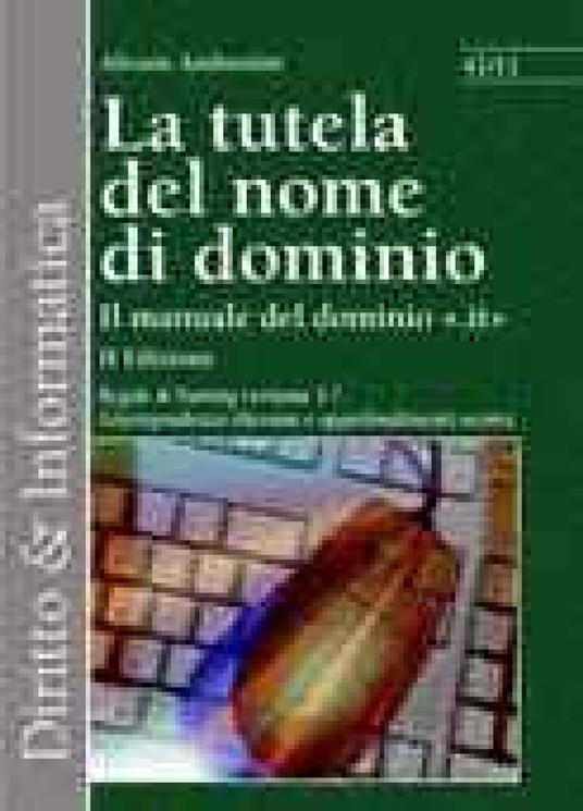 La tutela del nome di dominio - Alessia Ambrosini - copertina