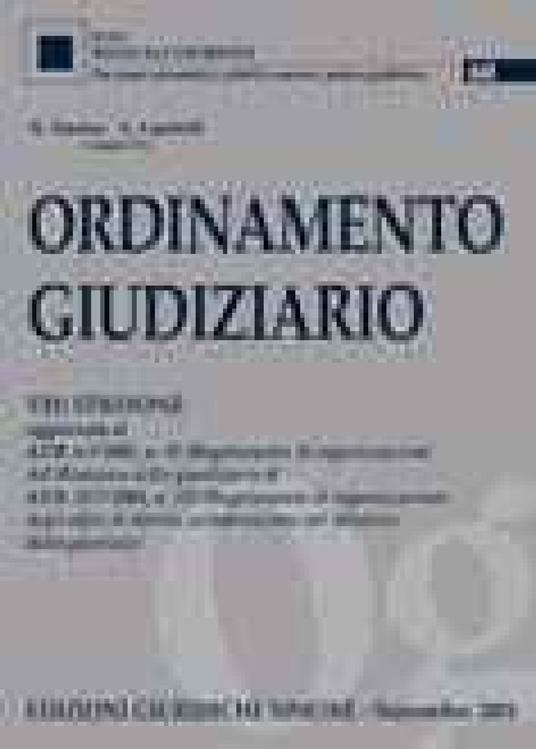 Ordinamento giudiziario - Raffaele Marino,Alberto Landolfi - copertina