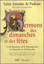 Sermons des dimanches et des fêtes. Vol. 1: Du dimanche de la septuagésime au dimanche de la Pentecôte.