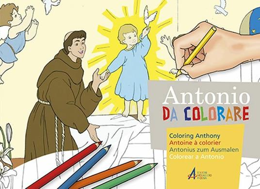 Antonio da colorare. Ediz. multilingue - copertina