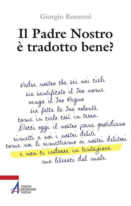 Il Padre nostro è tradotto bene? - Giorgio Ronzoni - ebook