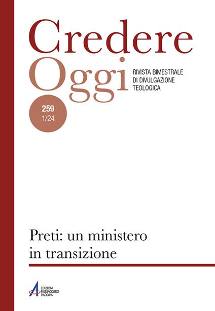 Credereoggi. Vol. 259: Preti: un ministero in transizione - copertina