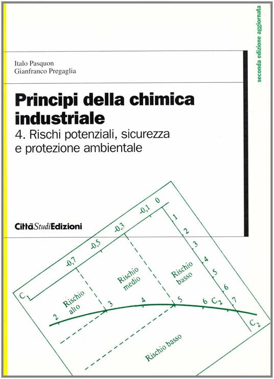 Principi della chimica industriale. Vol. 4: Rischi potenziali, sicurezza e protezione ambientale nell'Industria chimica. - Italo Pasquon,Gianfranco Pregaglia - copertina