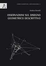 Osservazioni sul disegno geometrico descrittivo