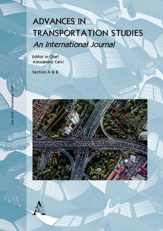 Advances in transportation studies. An international journal (2017). Vol. 43: November. - copertina