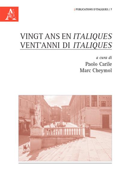 Vingt ans en Italiques-Vent'anni di Italiques - copertina