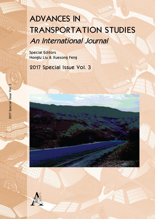 Advances in transportation studies. Special issue (2017). Vol. 3 - copertina