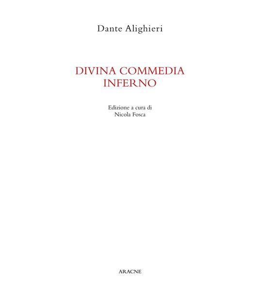 Divina Commedia. Inferno - Dante Alighieri - copertina