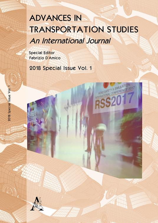 Advances in transportation studies. Special issue (2018). Vol. 1 - copertina