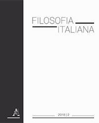 Filosofia italiana (2018). Vol. 2 - copertina