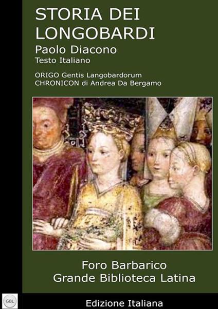 Storia dei longobardi - Paolo Diacono - copertina