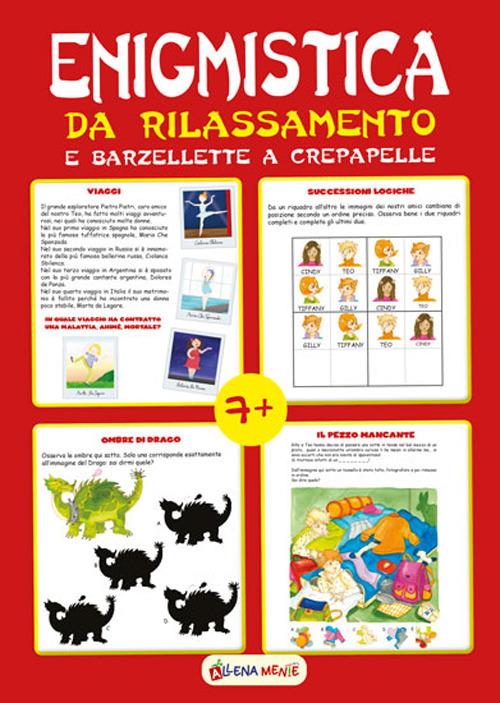 Enigmistica da rilassamento e barzellette a crepapelle - Anastasia Zanoncelli - copertina