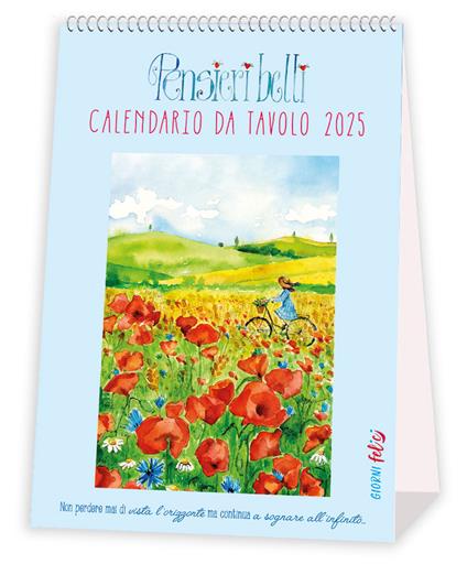 Pensieri belli. Calendario da tavolo 2025 - copertina