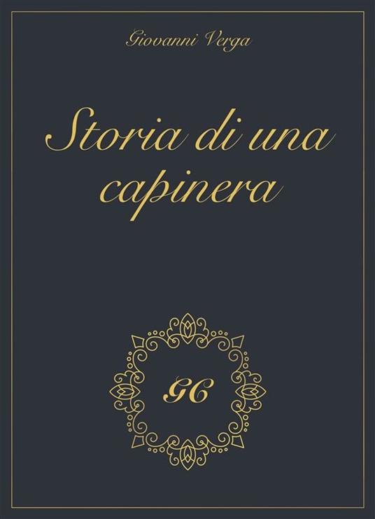 Storia di una capinera gold collection - GCbook,Giovanni Verga - ebook