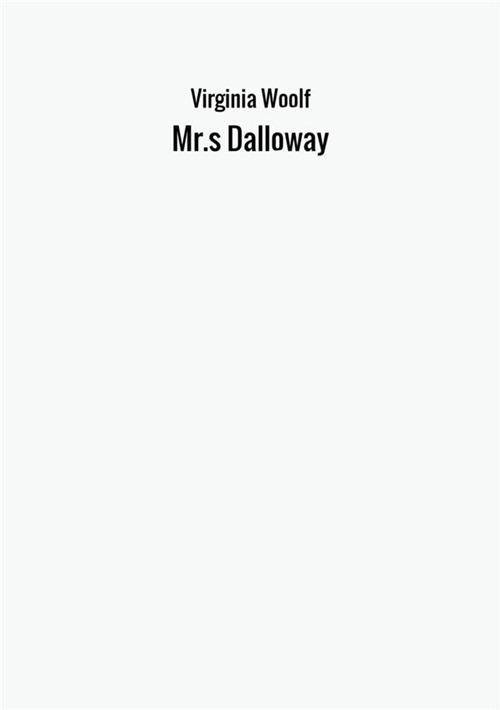 Mrs. Dalloway - Virginia Woolf - copertina