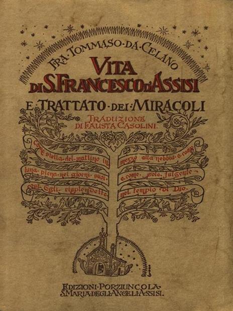 Vita di san Francesco d'Assisi e Trattato dei Miracoli - Tommaso da Celano - copertina