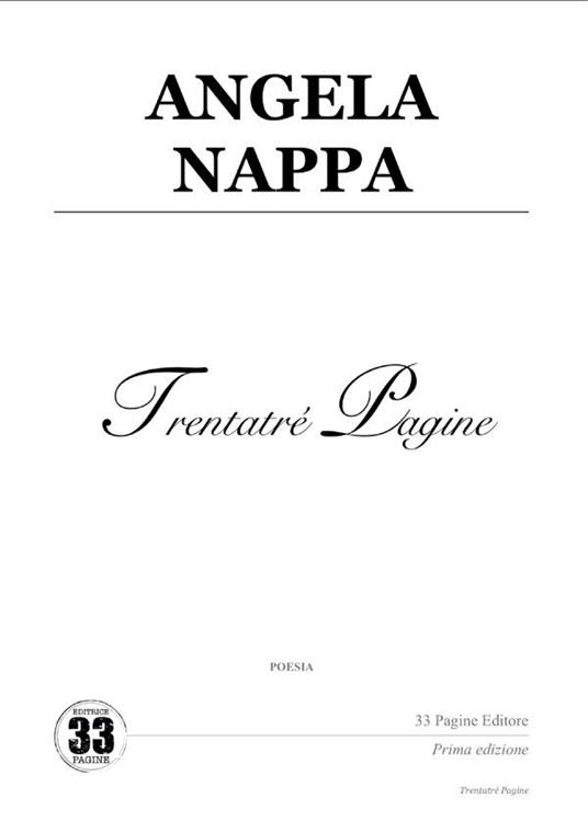 Trentatré pagine - Angela Nappa - ebook