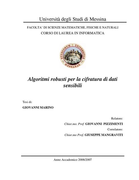 Algoritmi robusti e dati sensibili - Giovanni Marino - ebook