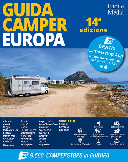 Guida camper Europa - copertina