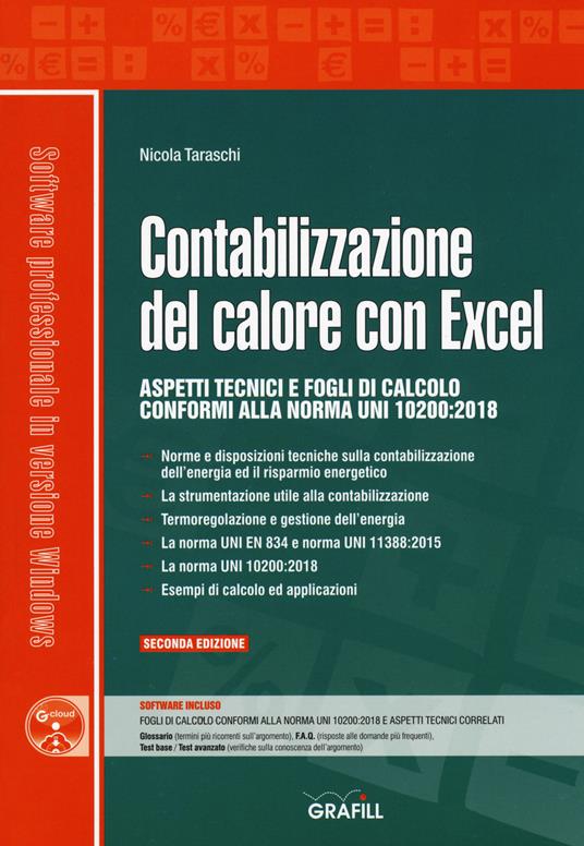 Contabilizzazione del calore con Excel. Con software di simulazione - Nicola Taraschi - copertina