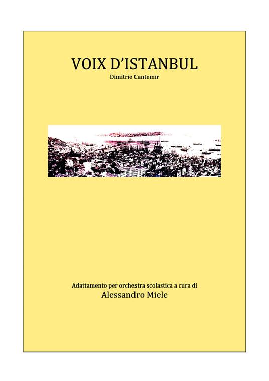 Voix d'Istanbul di Dimitrie Cantemir - copertina