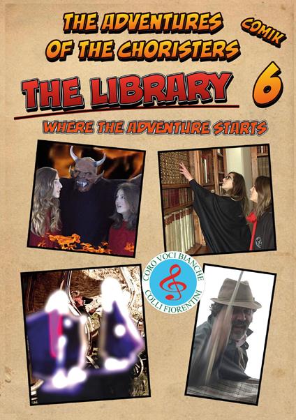 The library. The adventures of the choristers. Comik - Fernando Guerrieri - copertina